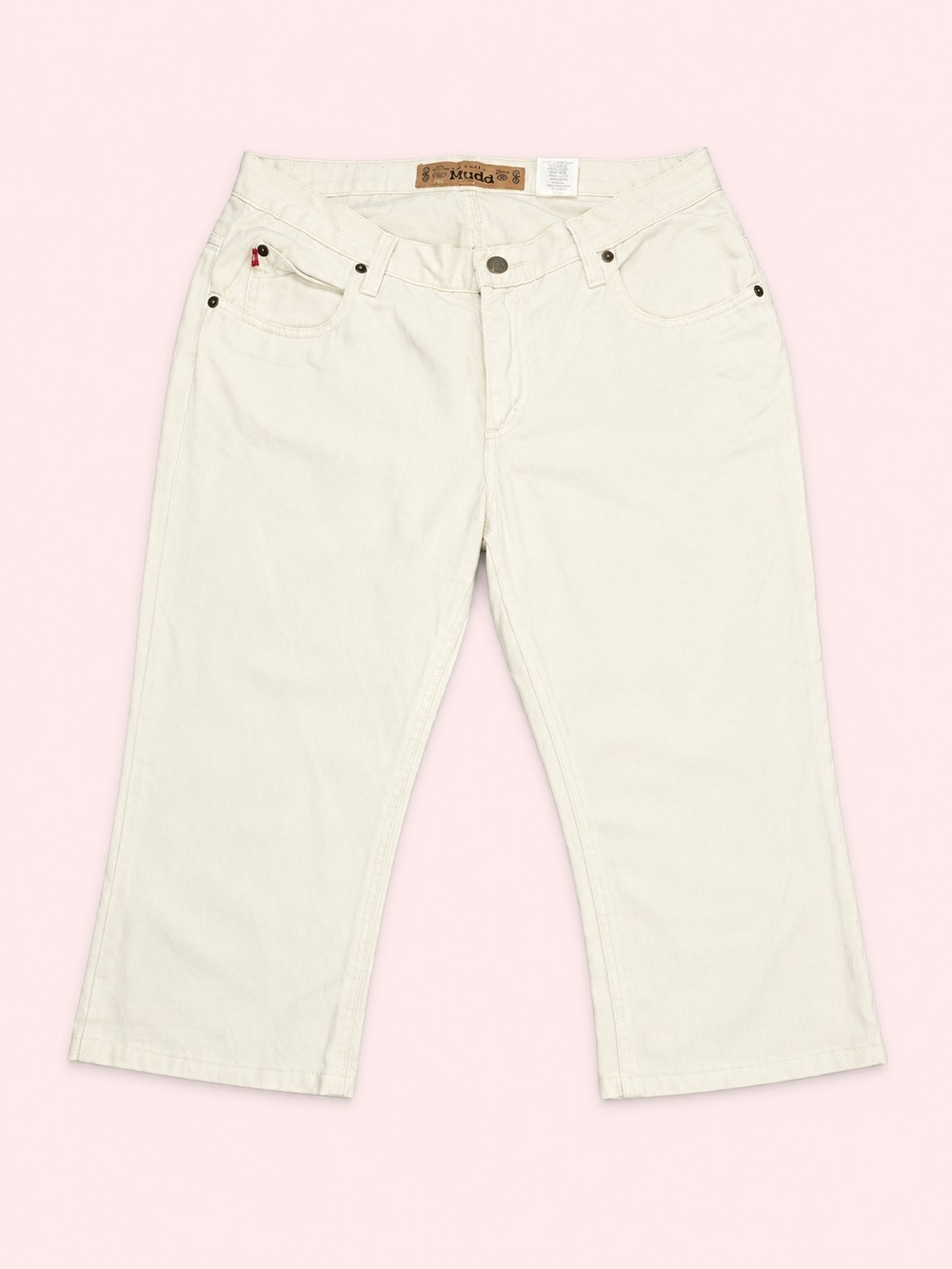 Y2K Mudd Khaki Capris, Size 11